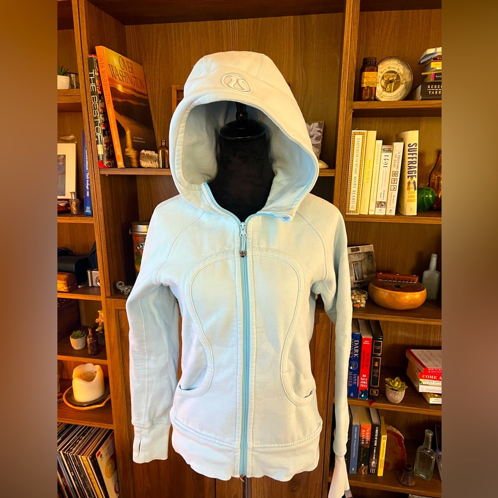 Light Blue LULULEMON Scuba Jacket (8)